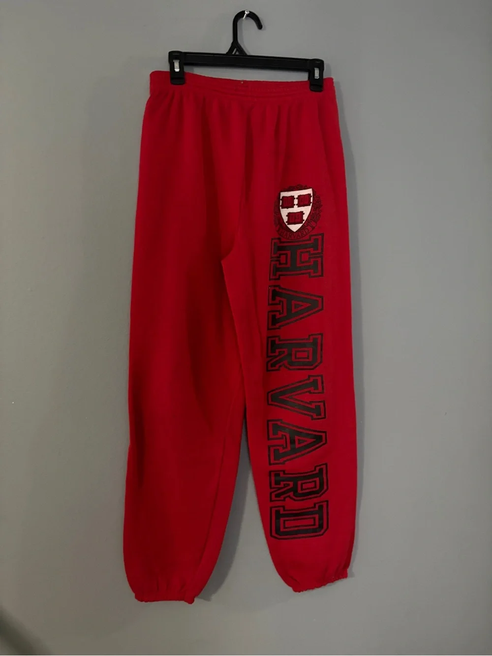 Tultex Red Kids Joggers with Side Lettering and Crest